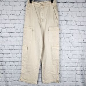YFB Size S Light Khaki Cargo Pants